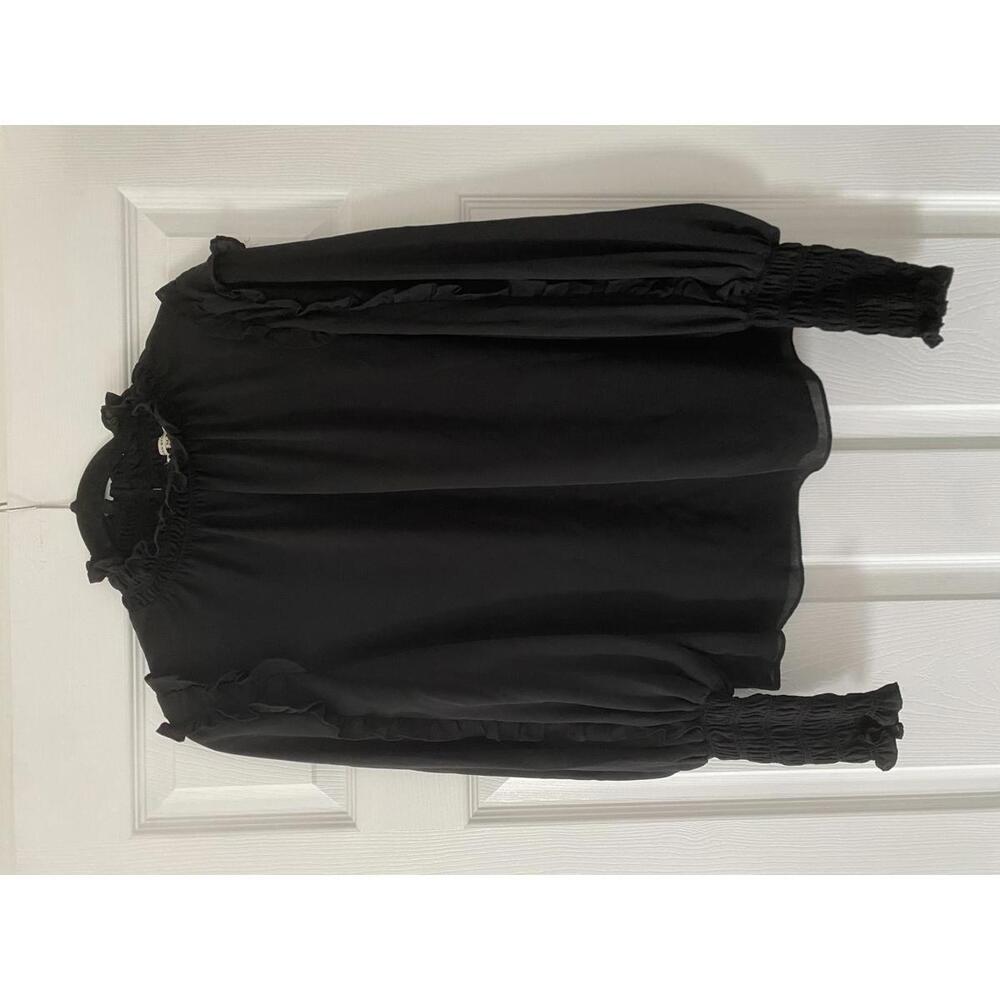 Max Studio - black blouse, size M